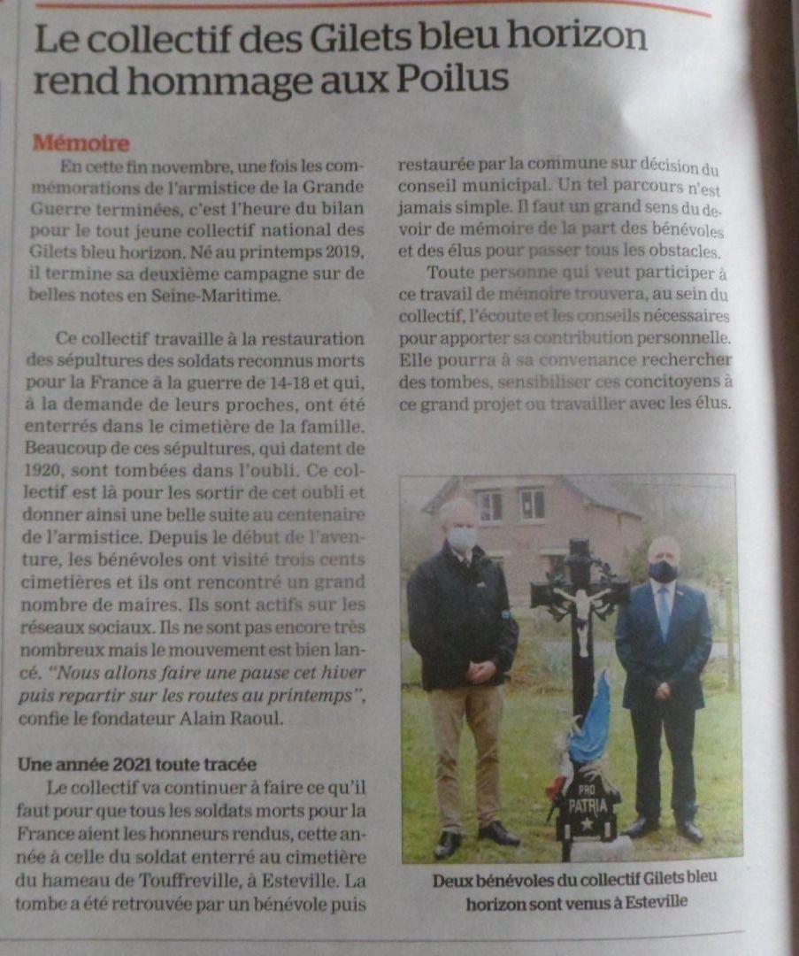 Le Courrier Cauchois 11 novembre 2020