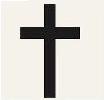 Symbole croix latine