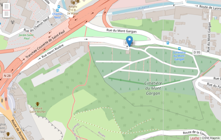 Rouen cimetiere mont gargan